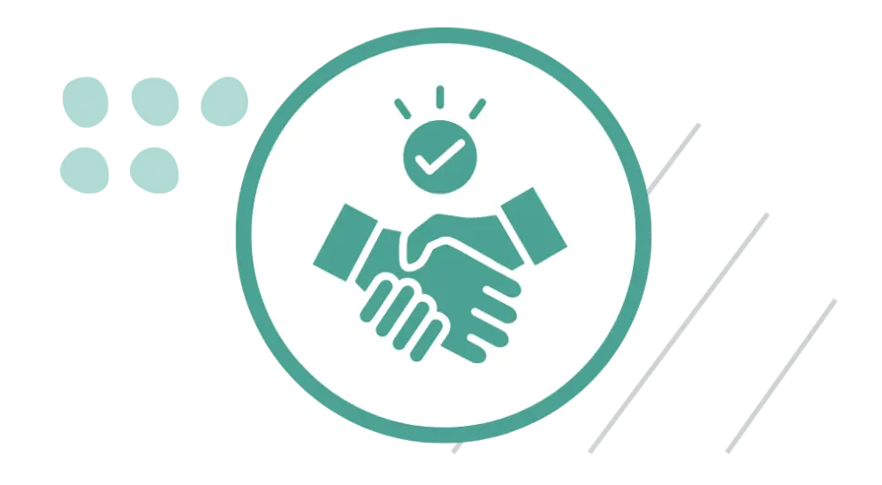 Leave mgmt handshake teal